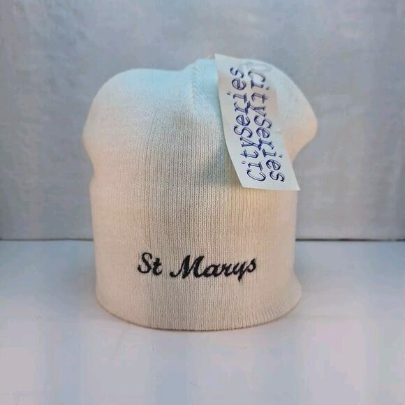 Saint Mary's University Winter Beanie Cap White - Picture 1 of 5